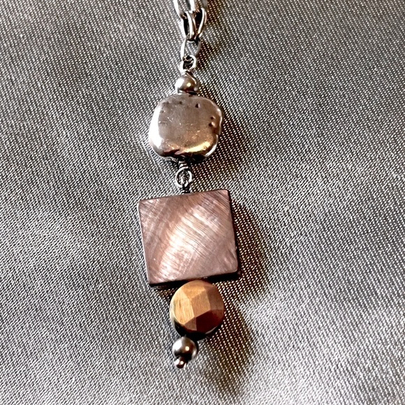 Silpada Vintage .925 Sterling Silver Tiger’s Eye Necklace 16-18”w/extension - Picture 5 of 9